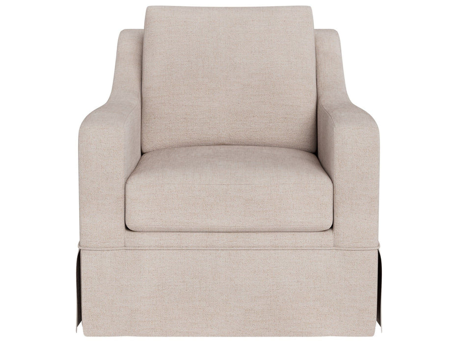Filmore - Skirted Swivel Chair, Special Order - Beige