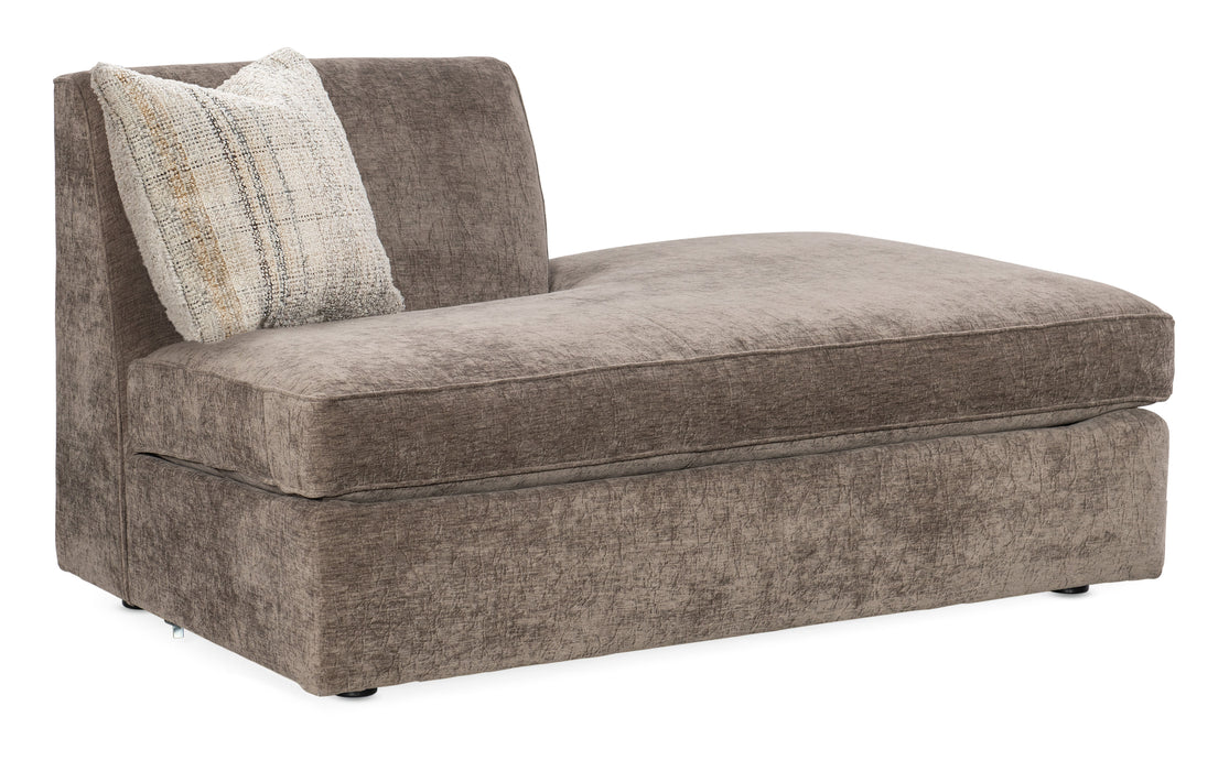 Chelsea - Left-Back Loveseat - Light Brown