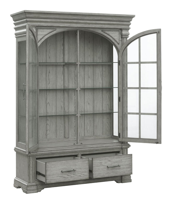 Madison Ridge - China Cabinet - Buff Gray