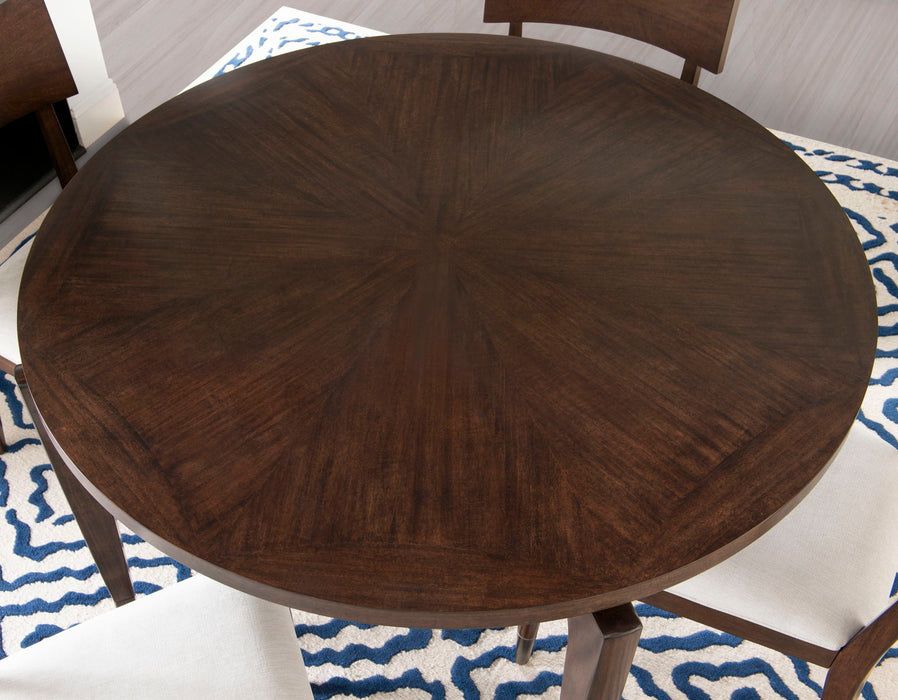 Savoy - Round Dining Table - Dark Brown