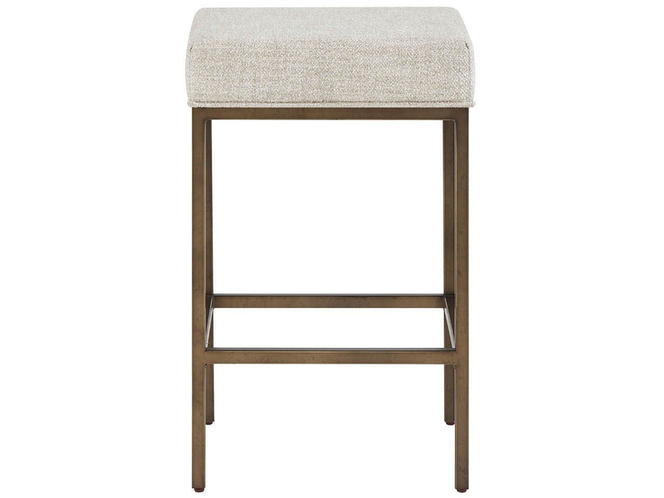 Montclair - Brindle Console With 3 Stools - Light Brown / Beige