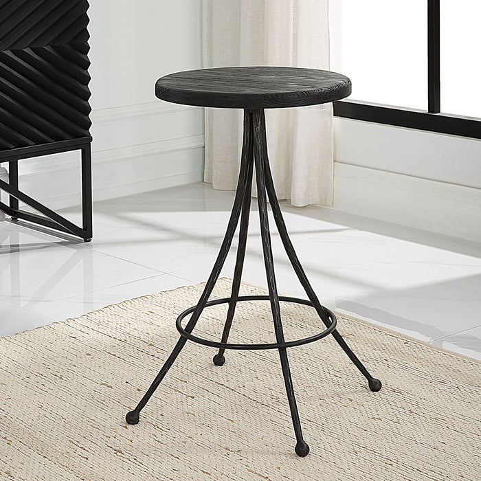 Sona - Counter Stool - Black