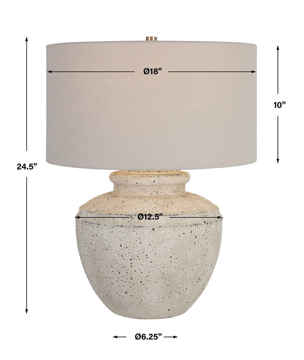 Artifact - Aged Stone Table Lamp