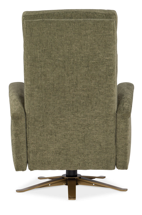 Breck - Tufted Back Swivel Recliner