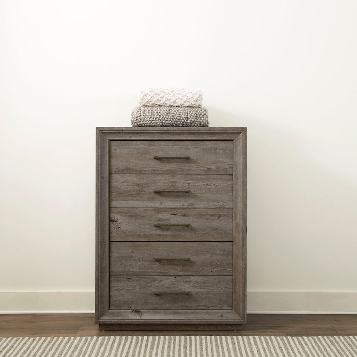 Horizons - 5 Drawer Chest - Gray