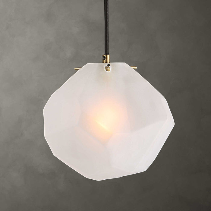 Geodesic - 1 Light Mini Pendant - White