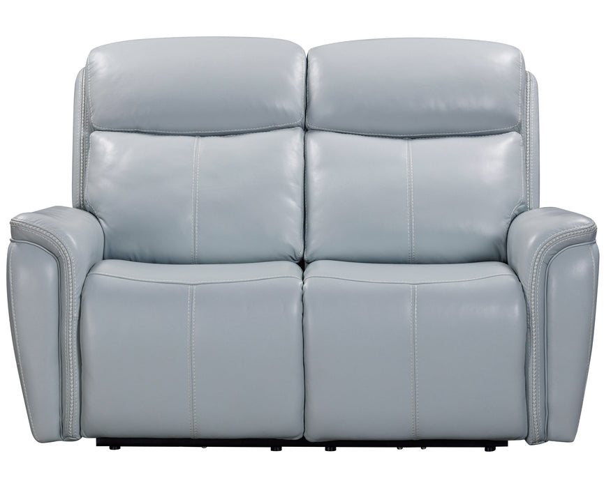 Cascade - Power Reclining Sofa Loveseat And Recliner - Seamist Grey