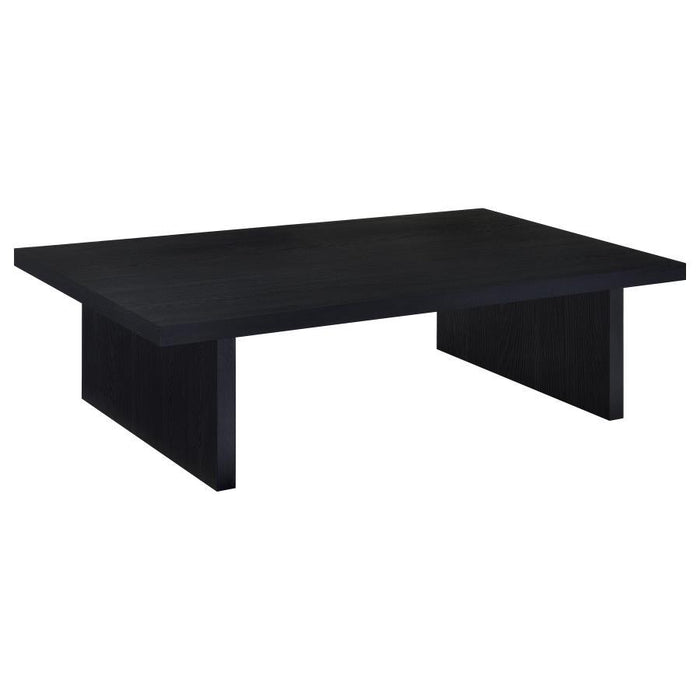 Max - Rectangular Engineered Laminate Coffee Table - Black