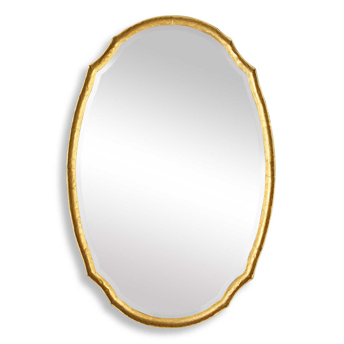 Mirror - Lightly Antiqued Gold