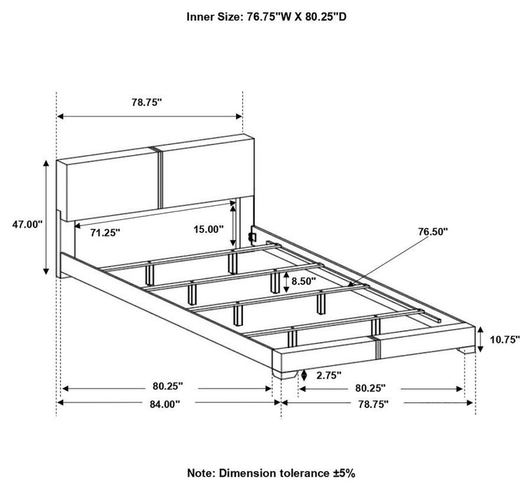 Conner - Upholstered Panel Bed