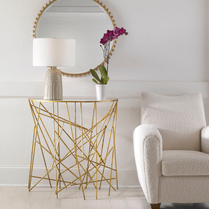 Philosopher - Console Table - Gold