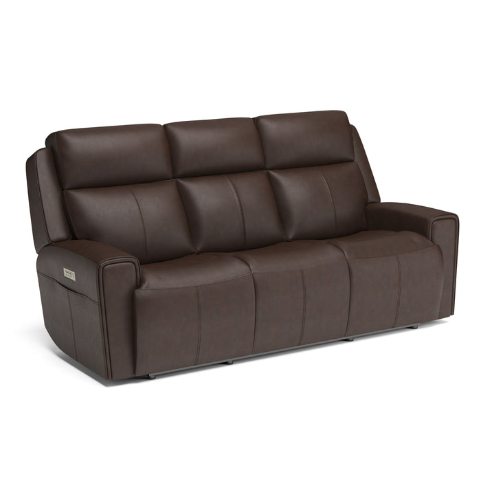 Barnett - Power Reclining Sofa with Power Headrests & Lumbar