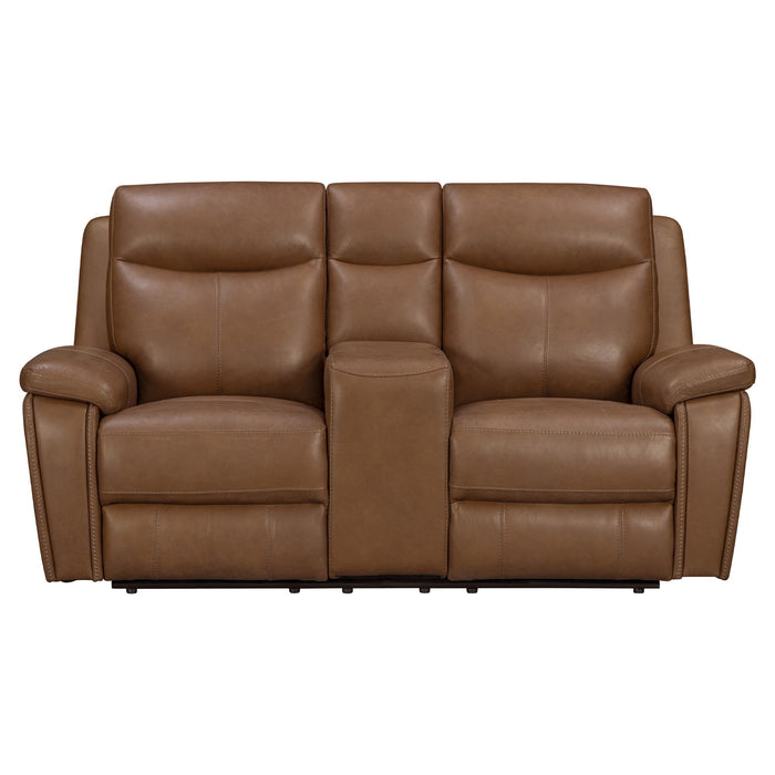 Veracruz - Power Zero Gravity Tilt Console Loveseat P2 - Vintage Tan