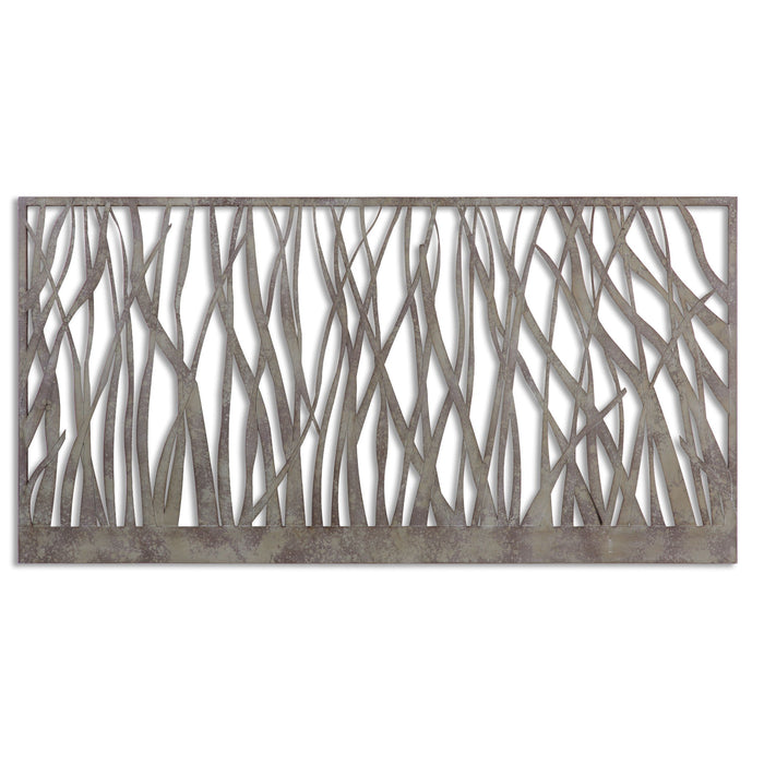 Amadahy - Metal Wall Art - Pearl Silver