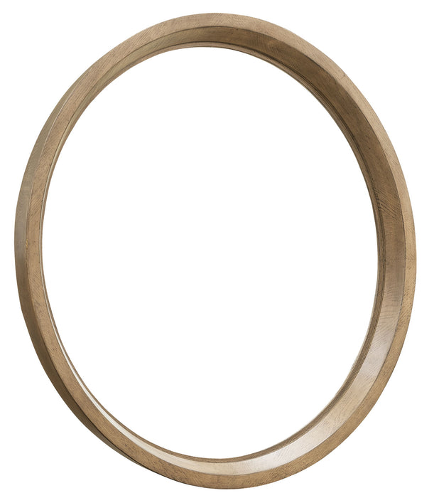 Leeza - Round Mirror - Brown