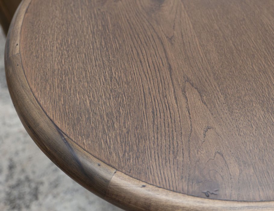 Novus Lodge - Round Cocktail Table - Dark Brown