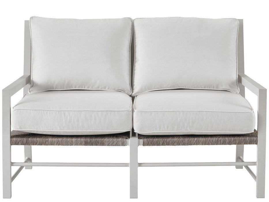 Coastal Living Outdoor - Tybee Loveseat - Pearl Silver