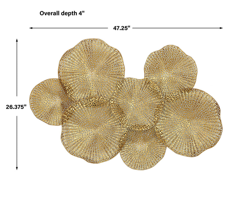 Ripley - Gold Metal Wall Art