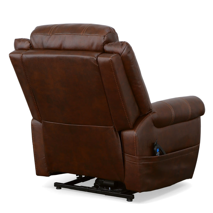 Oscar - Power Lift Recliner With Right-Hand Control & Power Headrest - Pumpernickel