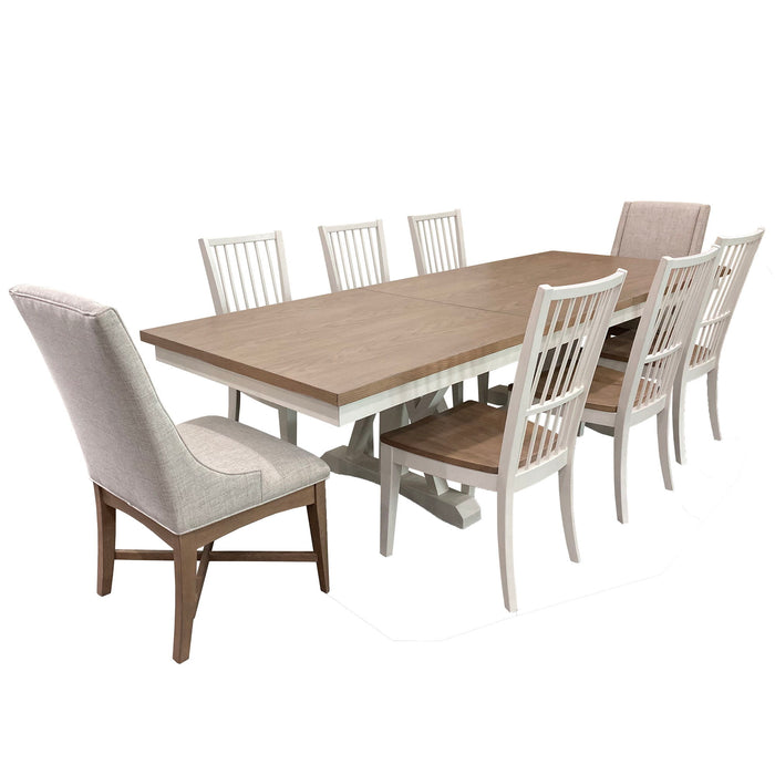 Americana Modern Dining - Trestle Dining Table - Cotton