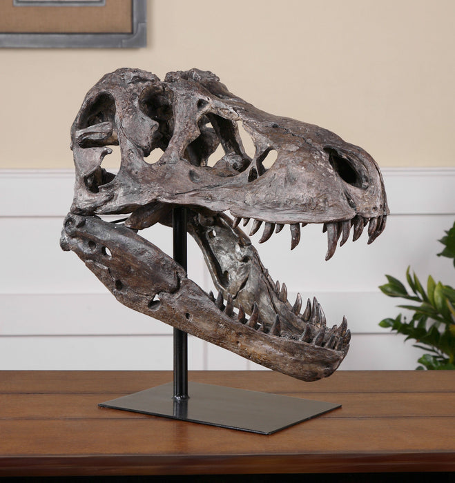 Tyrannosaurus - Sculpture - Dark Brown