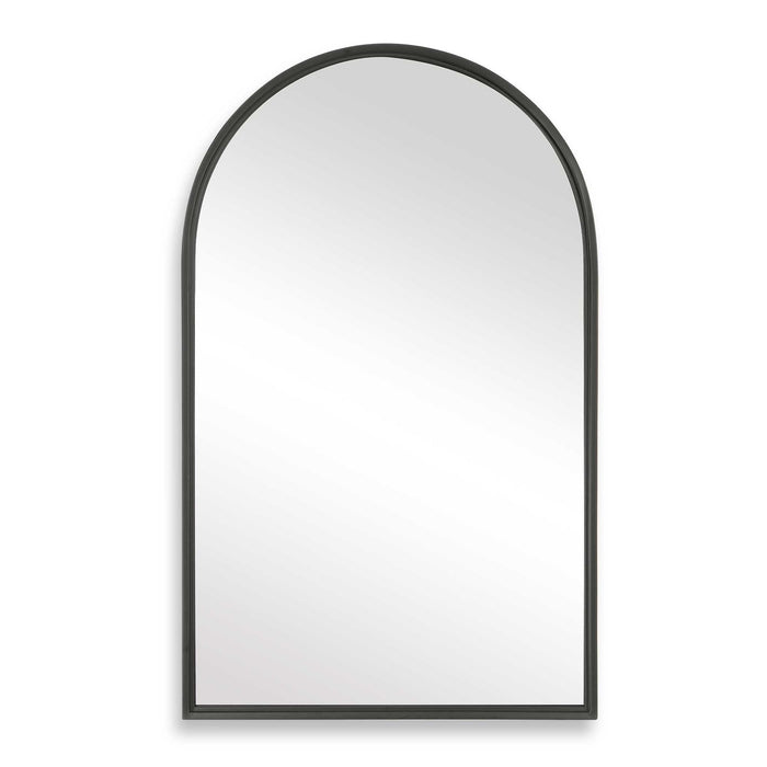 Metal Arch Mirror - Matte Black
