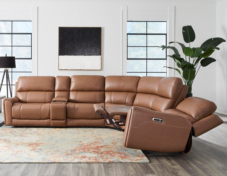 Hancock - Zero Gravity Power Reclining Sectional With Power Adjustable Headrests