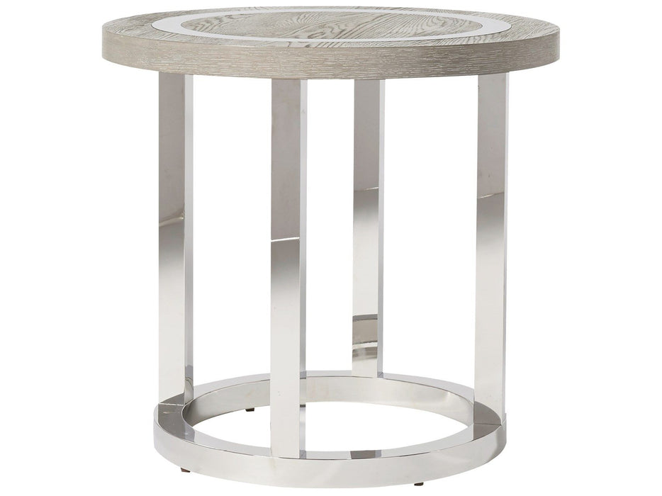 Modern - Wyatt Round End Table - Flint