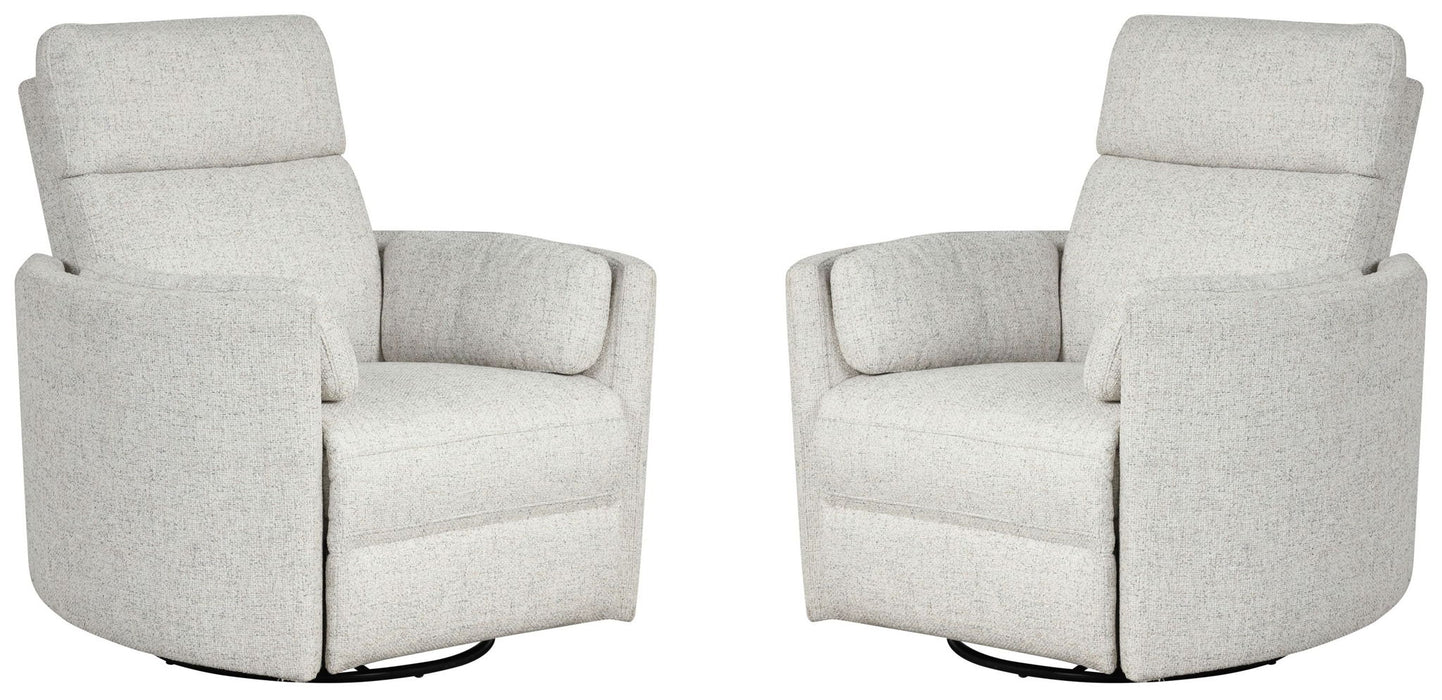 Radius - Power Swivel Glider Recliner (Set of 2)