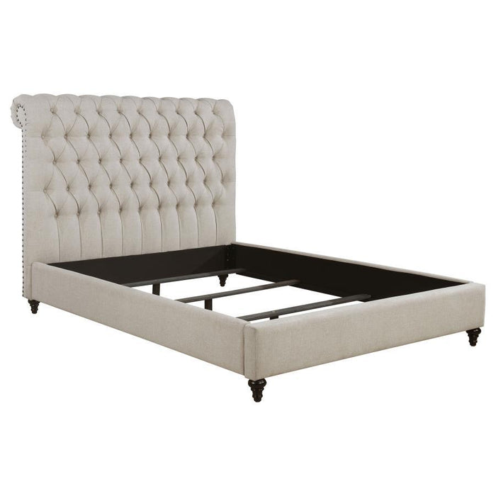 Devon - Button Tufted Upholstered Bed