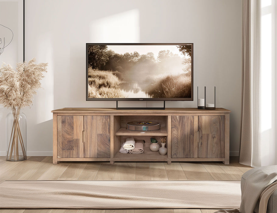 Natural Parota - TV Stand - Brown