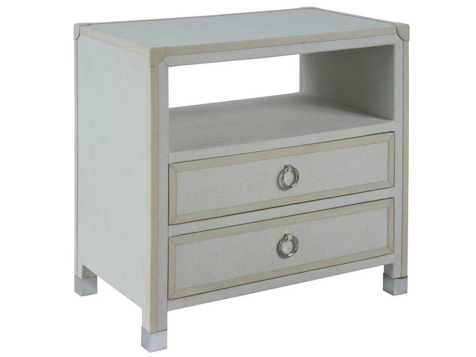 New Modern - Riven Nightstand - Gray