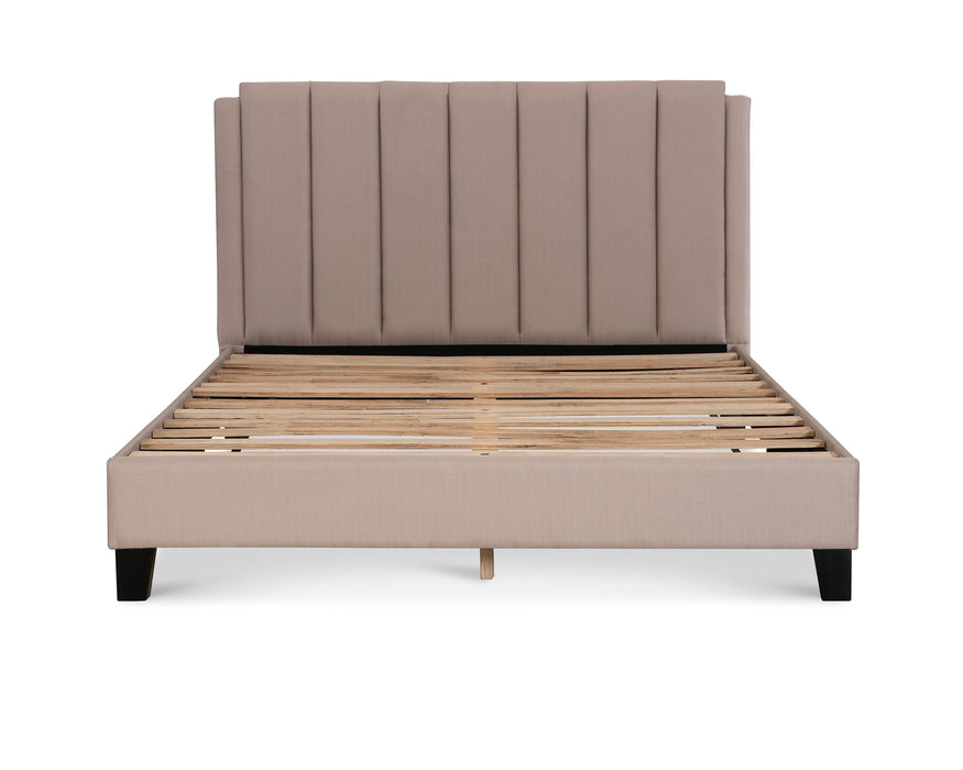 Sawyer - Vertically Channeled Platform Bed