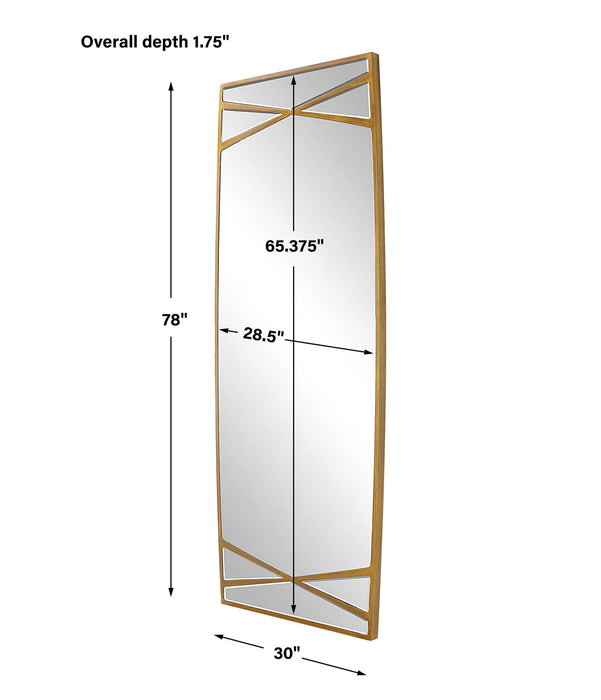 Gentry - Oversized Mirror - Gold