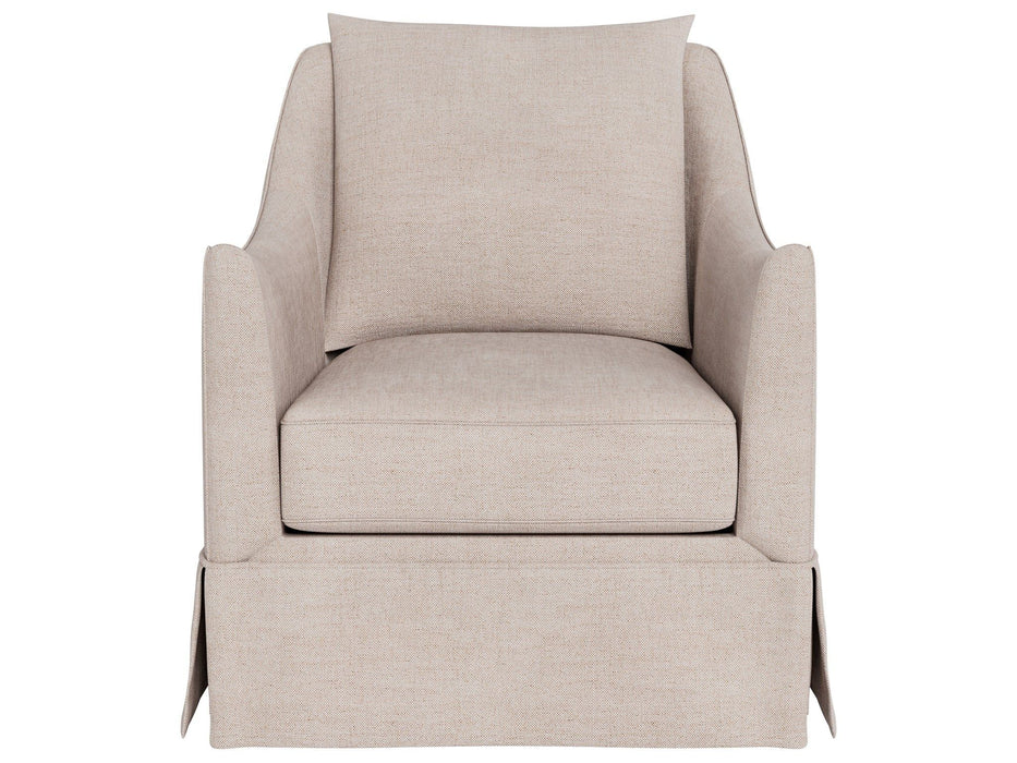 Portia - Skirted Swivel Glider, Special Order - Beige
