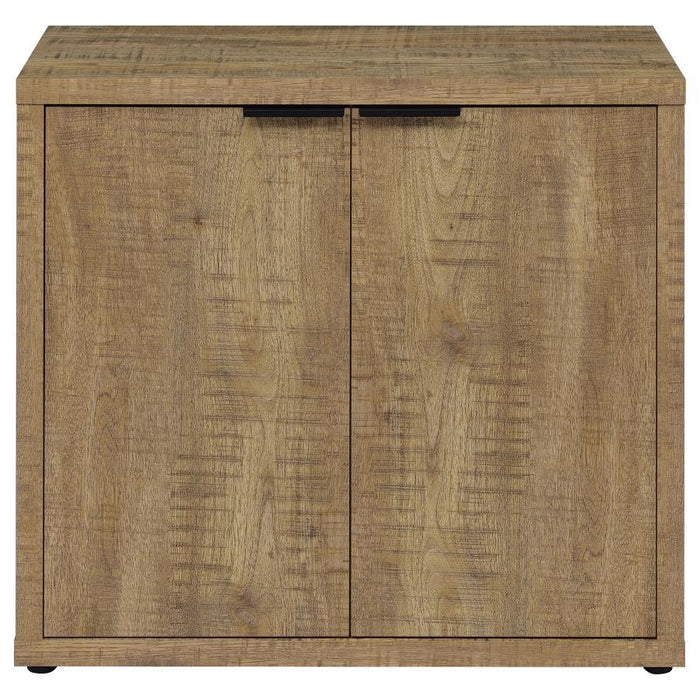 Pepita - 2-Door Engineered Wood Accent Cabinet With Adjustable Shelves - Mango Brown