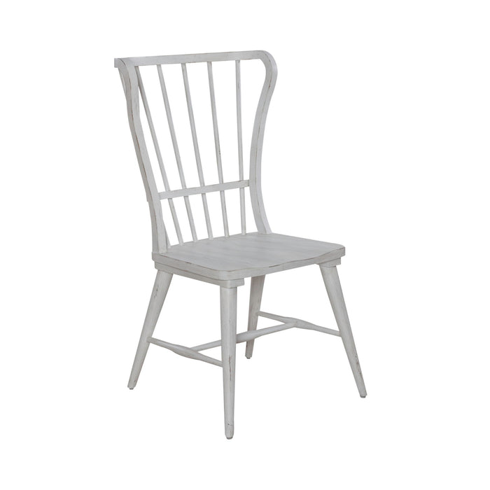 River Place - Windsor Back Side Chair (RTA) - White