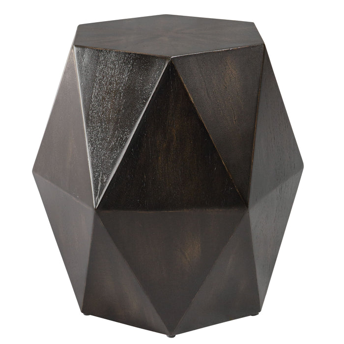 Volker - Black Geometric Accent Table