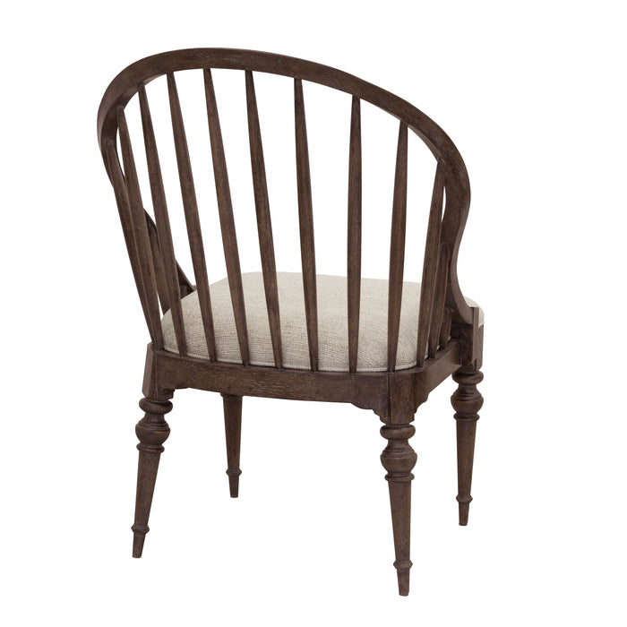 Revival Row - Spindle Back Arm Chair - Brown