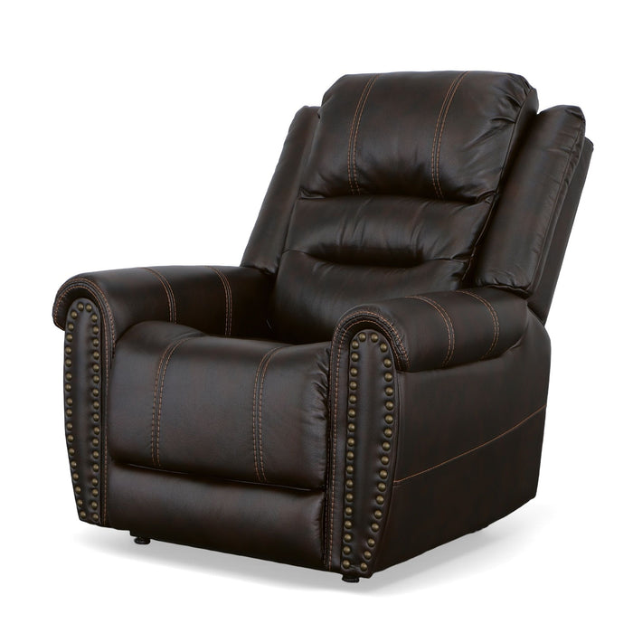 Oscar - Power Lift Recliner With Right-Hand Control & Power Headrest - Molasses